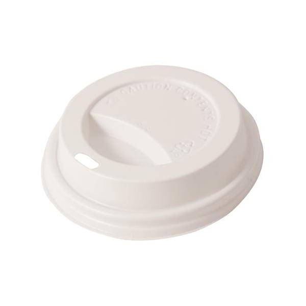 8 oz White Travel Lid, PK1000